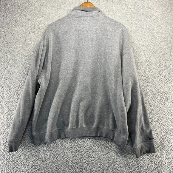 Vintage Western Michigan Sweatshirt Men's Extra Large Gray Spellout Mock 1/4 zip - Picture 11 of 15